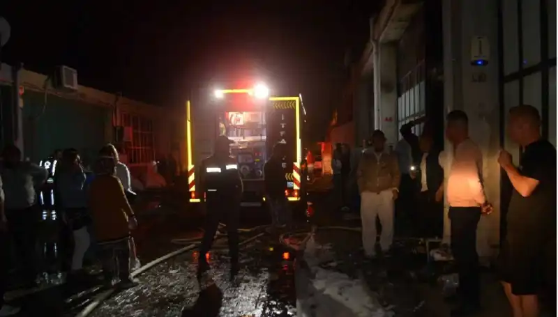 Gözlük Fabrikasında Çıkan Yangın Korku Dolu Anlar Yaşattı!