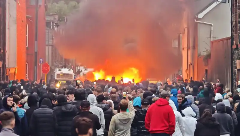 Kuzey İrlanda’da Cinsel Saldırı Protestoları: Evler Kül Oldu