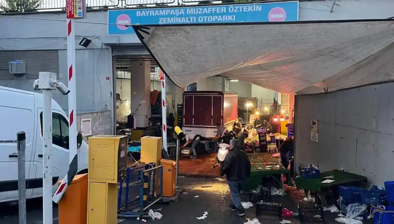 Pazar Yerinde Kaos: Biber Gazı Tüm Alanı Sardı!