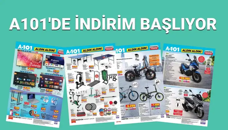 A101 Market'te Spor Ekipmanları ve Teknoloji Ürünlerinde Büyük İndirimler