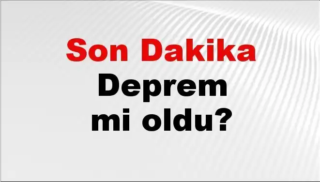 Muğla'da Son Dakika Deprem: Ayrıntılar ve İlk Veriler